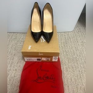 Christian Louboutin Black Patent Pumps